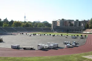 Plastová zátěžová podlahová deska FLOMA RePVC T603 - délka 80 cm, šířka 60 cm, výška 4,3 cm