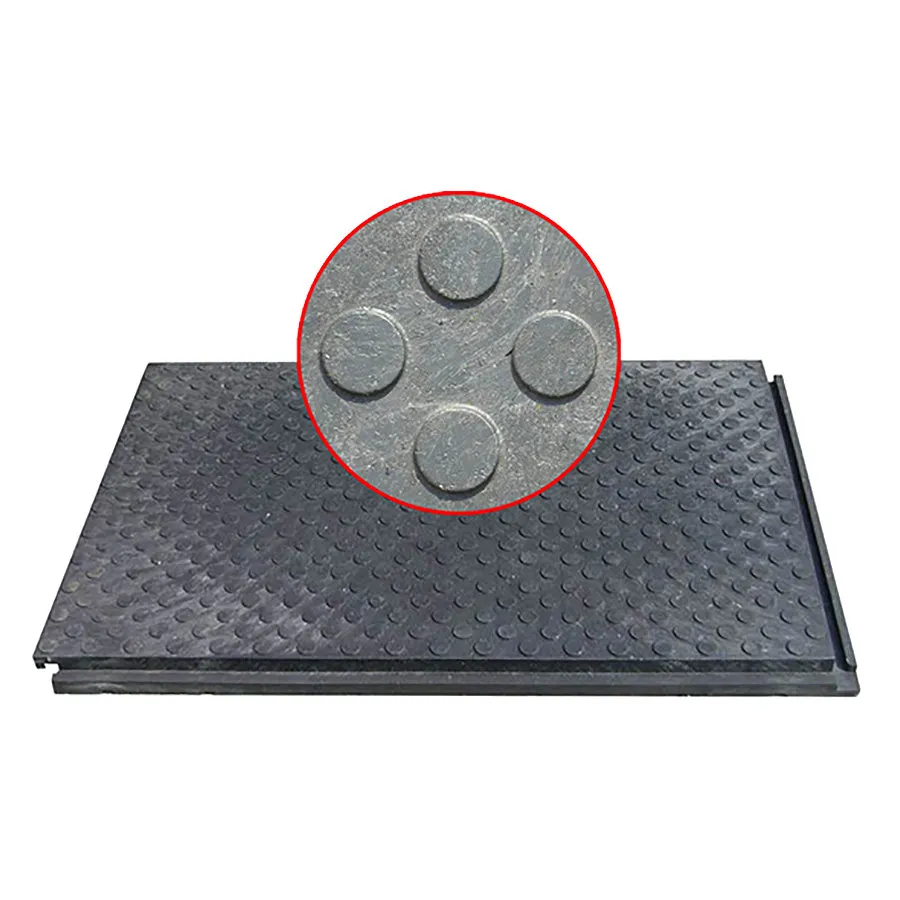 Plastová zátěžová podlahová deska FLOMA RePVC T602 - délka 120 cm, šířka 80 cm, výška 4,3 cm