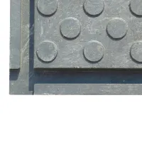 Plastová zátěžová podlahová deska FLOMA RePVC T602 - délka 120 cm, šířka 80 cm, výška 4,3 cm