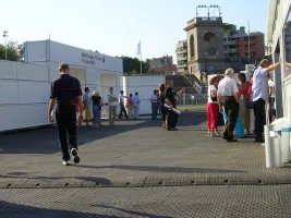 Plastová zátěžová podlahová deska FLOMA RePVC T602 - délka 120 cm, šířka 80 cm, výška 4,3 cm