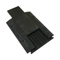 Černý plastový kabelový most (4x35x35, 1x35x40) FLOMA CPR27 - délka 80 cm, šířka 60 cm, výška 6 cm