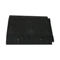 Černý plastový kabelový most (4x35x35, 1x35x40) FLOMA CPR27 - délka 80 cm, šířka 60 cm, výška 6 cm