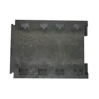 Černý plastový kabelový most (4x35x35, 1x35x40) FLOMA CPR27 - délka 80 cm, šířka 60 cm, výška 6 cm