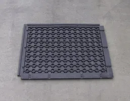 Plastová stájová podlahová deska FLOMA RePVC T611 - délka 80 cm, šířka 60 cm, výška 2,2 cm