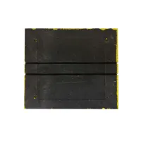 Žlutý plastový průběžný zpomalovací práh (30 km/h) SB30 - délka 50 cm, šířka 43 cm, výška 3 cm