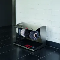 Stříbrný nerezový čistič bot Heute Elegance Color