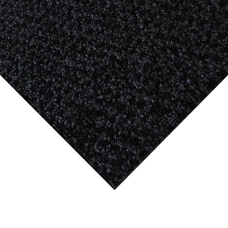 Černá kobercová čistící zóna FLOMA Alanis - délka 50 cm, šířka 100 cm, výška 0,75 cm