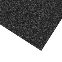 Černá kobercová vnitřní čistící zóna Valeria - 100 x 100 x 0,9 cm