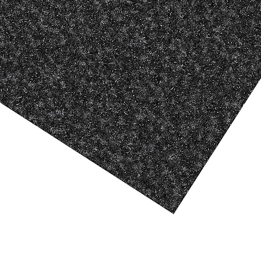 Černá kobercová čisticí zóna FLOMA Valeria (Bfl-S1) - délka 100 cm, šířka 100 cm, výška 0,9 cm