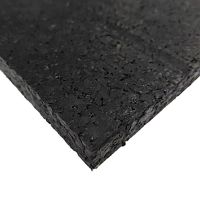 Černá podlahová guma (deska) FLOMA FitFlo SF1050 - 198 x 98 x 2 cm