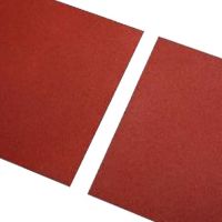 Červená hladká podlahová guma (deska) FLOMA SportFlo S850 - 100 x 100 x 1,5 cm
