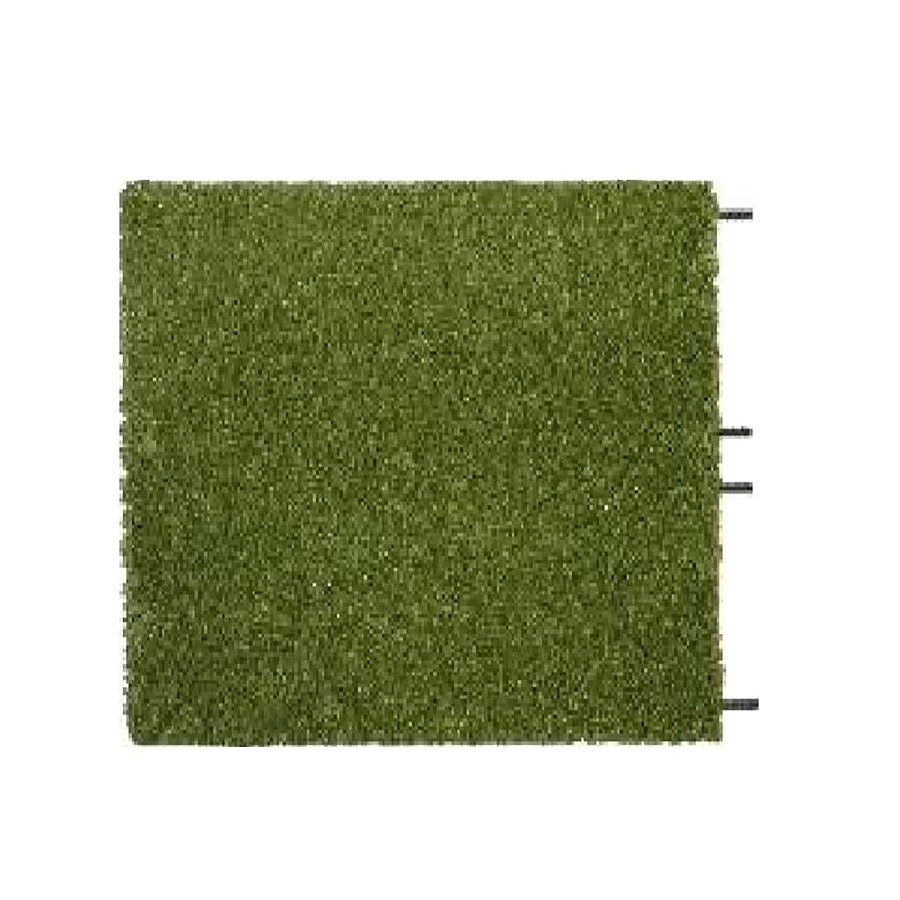 Gumová dlažba s umělým trávníkem FLOMA V30/R15 - délka 50 cm, šířka 50 cm, výška 3 cm