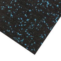 Černo-červená podlahová guma (deska) FLOMA IceFlo SF1100 - 198 x 98 x 0,8 cm