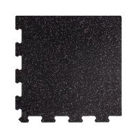 Různobarevná pryžová (10% EPDM STANDARD) modulární fitness deska (roh) SF1050 - délka 47,8 cm, šířka 47,8 cm a výška 0,8 cm