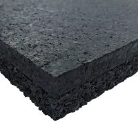 Tlumící dvouvrstvá antivibrační podlahová guma (deska) FLOMA Sandwich - 198 x 98 x 1,8 cm