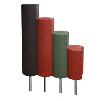 Zelená gumová palisáda - průměr 25 cm a výška 60 cm
