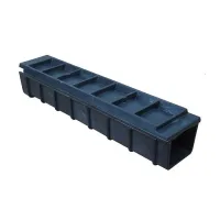 Plastový kabelový žlab do země FLOMA UCP10 - délka 80 cm, šířka 17 cm, výška 15,5 cm
