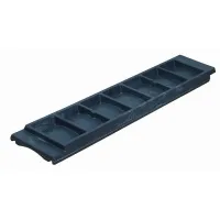 Plastový kabelový žlab do země FLOMA UCP10 - délka 80 cm, šířka 17 cm, výška 15,5 cm