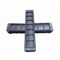 Plastový kabelový žlab "křižovatka" do země FLOMA UCP10 - délka 80 cm, šířka 80 cm, výška 15,5 cm