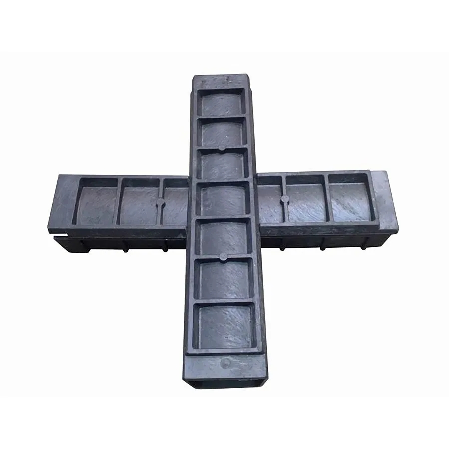 Plastový kabelový žlab "křižovatka" do země FLOMA UCP10 - délka 80 cm, šířka 80 cm, výška 15,5 cm