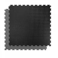 Černo-šedé oboustranné puzzle modulové tatami SPARTAN SPORT - délka 100 cm, šířka 100 cm, výška 2 cm