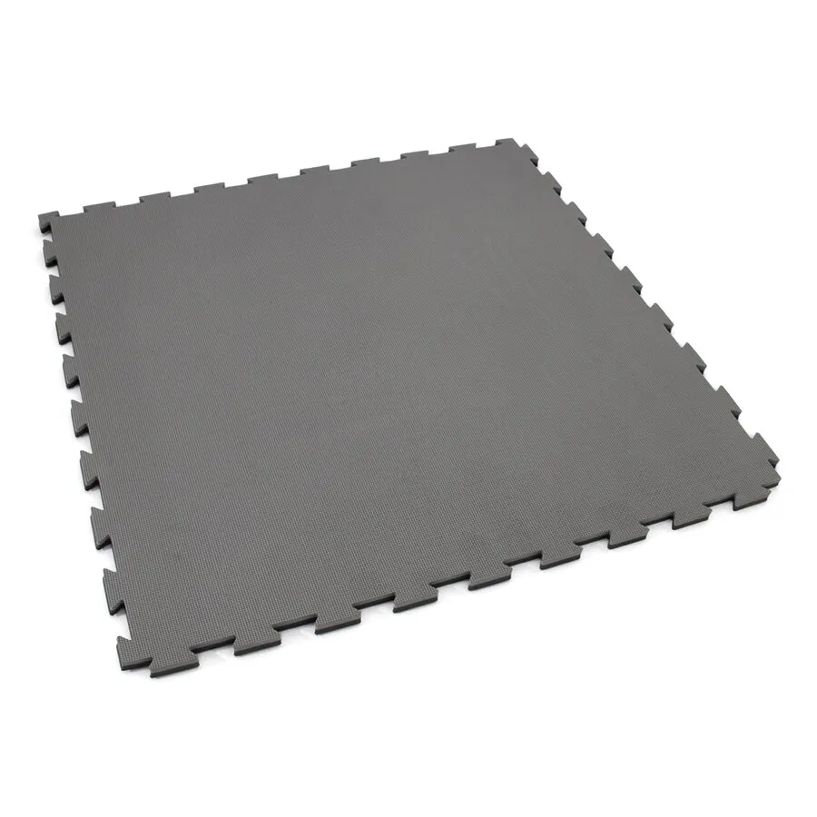 Černo-šedé oboustranné puzzle modulové tatami SPARTAN SPORT - délka 100 cm, šířka 100 cm, výška 2 cm