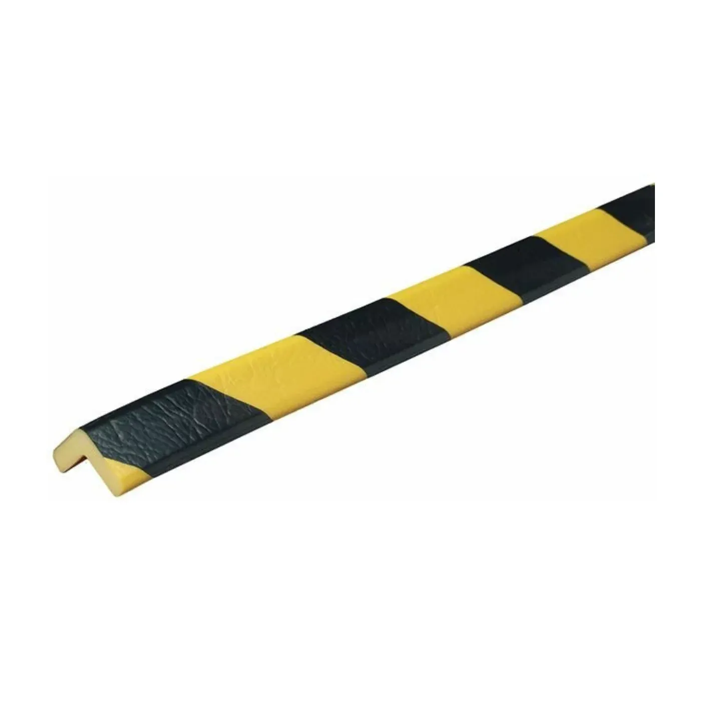 Černo-žlutá pěnová ochrana rohů zdí, stěn (L-profil) - délka 500 cm, šířka 4,7 x 4,7 cm, tloušťka 1,2 cm