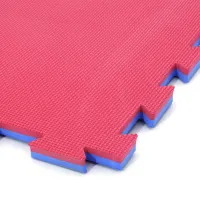 Červeno-modré oboustranné puzzle modulové tatami SPARTAN SPORT - délka 100 cm, šířka 100 cm, výška 2 cm Červeno-modré oboustranné puzzle modulové tatami SPARTAN SPORT - délka 100 cm, šířka 100 cm, výška 2 cm
