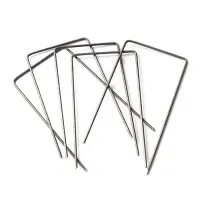 Kovový kotvicí hřeb (tvar U) pro zatravňovací rohože TENAX - délka 15 cm