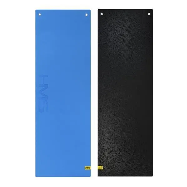 Modrá podložka do fitness centra, posilovny a na cvičení HMS MFK03 - délka 180 cm, šířka 60 cm, výška 1,5 cm