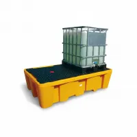 Plastová jímka s roštem - objem 1100 l - délka 245 cm, šířka 145 cm, výška 57,5 cm