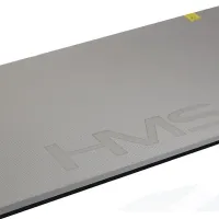 Šedá podložka do fitness centra, posilovny a na cvičení HMS MFK02 - délka 120 cm, šířka 60 cm, výška 2 cm