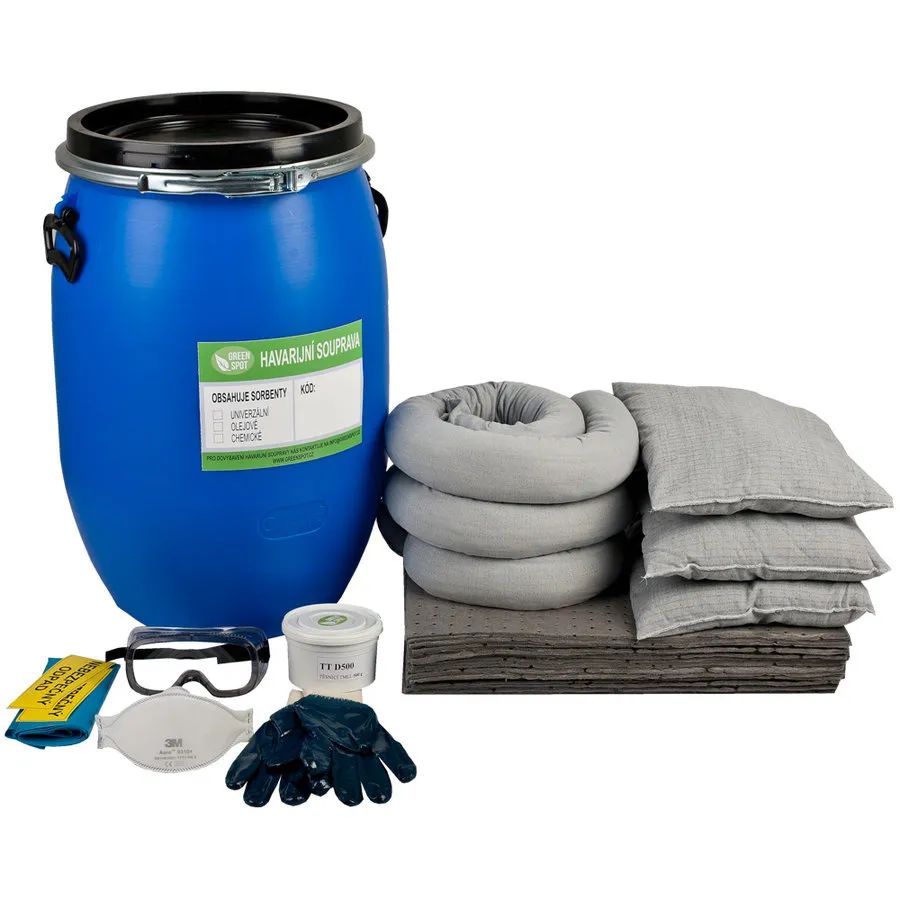 Univerzální sudová havarijní souprava UHSS-60 - objem 60 l