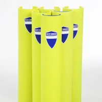 Žlutá plastová ochrana regálů pro stojiny regálů 70-87 mm Rack Armour sz-S - výška 60 cm