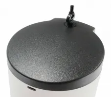 Bílý kovový bezdotykový dávkovač mýdla (pěna) Donner ROUND - objem 700 ml