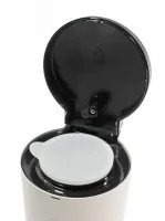 Bílý kovový bezdotykový dávkovač mýdla (pěna) Donner ROUND - objem 700 ml