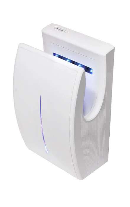 Bílý plastový bezdotykový tryskový vysoušeč rukou Jet Dryer COMPACT