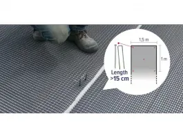 Kovový kotvicí hřeb (tvar U) pro zatravňovací rohože TENAX - délka 15 cm