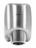 Šedý nerezový bezdotykový horkovzdušný vysoušeč rukou Jet Dryer BOOSTER Šedý nerezový bezdotykový horkovzdušný vysoušeč rukou Jet Dryer BOOSTER