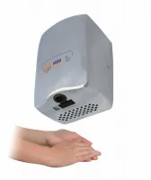 Šedý nerezový bezdotykový horkovzdušný vysoušeč rukou Jet Dryer MINI Šedý nerezový bezdotykový horkovzdušný vysoušeč rukou Jet Dryer MINI