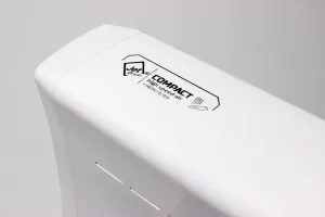 Stříbrný kovový bezdotykový tryskový vysoušeč rukou Jet Dryer COMPACT