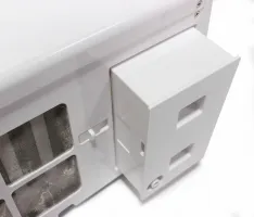Stříbrný kovový bezdotykový tryskový vysoušeč rukou Jet Dryer COMPACT