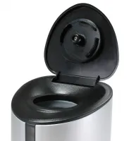 Stříbrný plastový bezdotykový dávkovač dezinfekce, mýdla (gel) Donner DROP - objem 850 ml