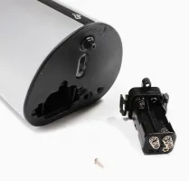 Stříbrný plastový bezdotykový dávkovač dezinfekce, mýdla (gel) Donner DROP - objem 850 ml