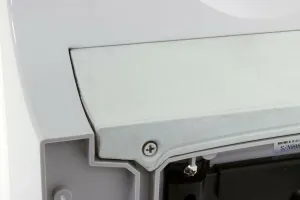 Stříbrný plastový bezdotykový tryskový vysoušeč rukou Jet Dryer ORBIT