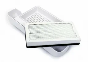 Stříbrný plastový bezdotykový tryskový vysoušeč rukou Jet Dryer ORBIT