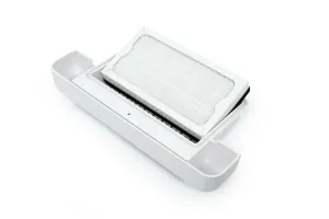 Stříbrný plastový bezdotykový tryskový vysoušeč rukou Jet Dryer ORBIT