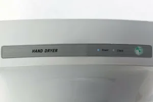 Stříbrný plastový bezdotykový tryskový vysoušeč rukou Jet Dryer CLASSIC