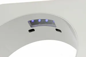 Stříbrný plastový bezdotykový tryskový vysoušeč rukou Jet Dryer ORBIT