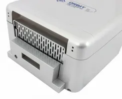 Stříbrný plastový bezdotykový tryskový vysoušeč rukou Jet Dryer ORBIT